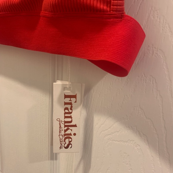 Frankies Bikinis Gabrielle Top Cherry Red Size L - Picture 3 of 4